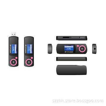 MP3 Players with Direct USB Ports, Supports Micro SD Cards Up to 32GB, Recording Function